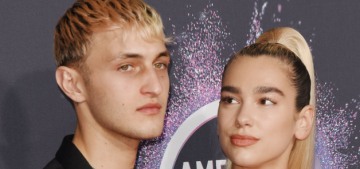 Dua Lipa & Anwar Hadid made their coupled-up debut at the AMAs: ugh or fine?