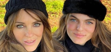 Elizabeth Hurley’s 17-year-old son Damian looks exactly like her, only prettier