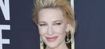 Cate Blanchett in Mary Katrantzou at the Golden Globes: alien-fug or alien-fab?
