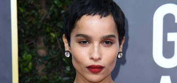 Zoe Kravitz in polka-dotted Saint Laurent at the Globes: cute or not so much?