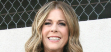 Rita Wilson’s hair and makeup person for the Globes showed up two hours late