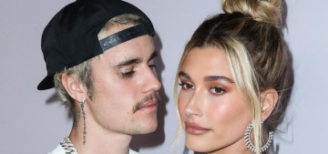 Justin Bieber & Hailey Baldwin get handsy at the premiere for his YouTube series