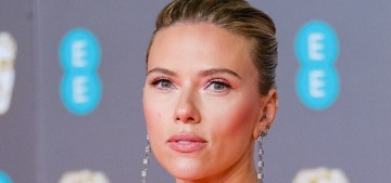 Scarlett Johansson in Versace at the BAFTAs: shockingly good or too ‘showgirl’?