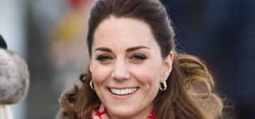 Duchess Kate wore Zara & Hobbs for a day of events in South Wales