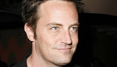 Matthew Perry works it