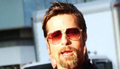 Brad Pitt calls his kids little “basterds” & jokes about being a “drunk”