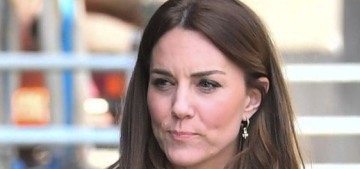 Duchess Kate slipped into something more comfortable for a trip to an Irish farm