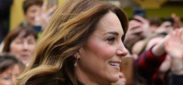 Duchess Kate wore Suzannah & McQueen in Galway for Day 3 of the Irish tour