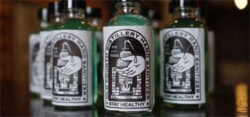 Distilleries are making their own hand sanitizer and giving it out free