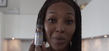 Naomi Campbell is taking about 30 vitamin supplements with her vitamin smoothie