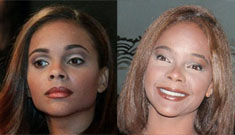 Lark Voorhies of Saved By The Bell has so much surgey she looks like a cat