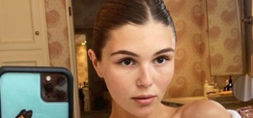 Olivia Jade Giannulli did some post-bath selfies while in quarantine