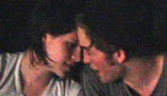 Robert Pattinson and Kristen Stewart maybe photographed kissing