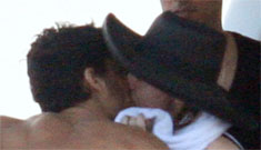 Madonna and Jesus Luz photographed kissing at 51st birthday party (update: pics)
