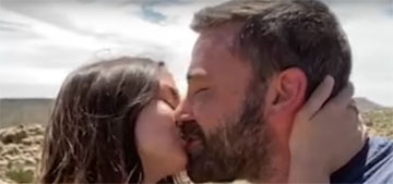 Ben Affleck & Ana de Armas made out for a video of people making out worldwide