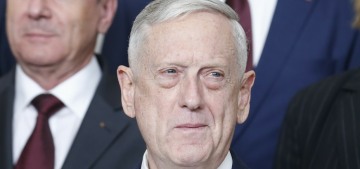 Why does anyone care what James Mattis has to say about Donald Trump?