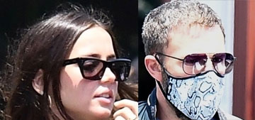 Ben Affleck & Ana de Armas went to lunch with his kids, they wore masks, she didn’t