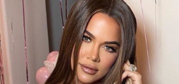 Khloe Kardashian got darker hair for her 36th b-day & her face doesn’t look *as* crazy
