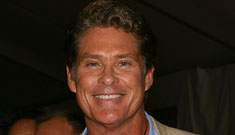 David Hasselhoff is out and on the road to recovery