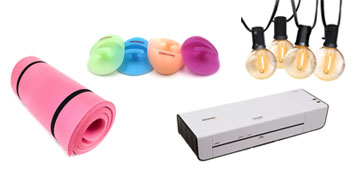An at-home laminator, the most comfortable yoga mat and a back scrubber