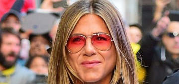 Jennifer Aniston is in a bubble with four families whose kids have grown up together…?