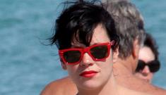 Lily Allen claims men are afraid of her because of her songs