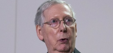 Mitch McConnell laughed like an evil turtle when challenged on the coronavirus