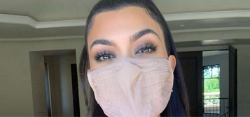 Kourtney Kardashian posted a message that face masks cause cancer, got shut down