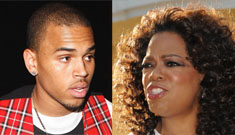 Chris Brown pisses off the almighty Oprah