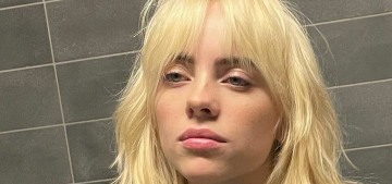Billie Eilish debuts her new blonde hair & a new retro vibe: stunning?