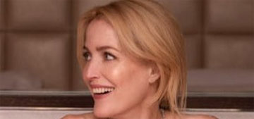 Gillian Anderson won in red Dolce & Gabbana at the SAG Awards
