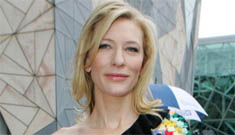 Style icon Cate Blanchett wears crocheted nightmare dress