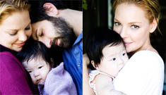Katherine Heigl reveals photos of her newly adopted baby, Naleigh
