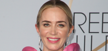 Emily Blunt and John Krasinski try not to let their kids know they’re famous