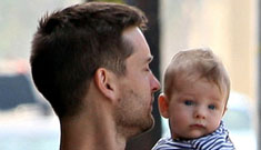 Tobey Maguire steps out with family and adorable baby boy