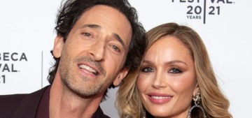 Georgina Chapman & Adrien Brody made their red-carpet couple-debut in Tribeca
