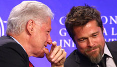 Brad Pitt is intelligent, passionate during Clinton Global Initiative panel
