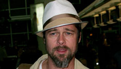 Brad Pitt & Maddox spend boy’s night out at Dave and Buster’s