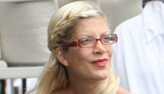 Tori Spelling hospitalized for mysterious stomach ailment