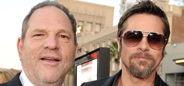 Brad Pitt’s rep tried to shut down stories about Pitt’s work with Harvey Weinstein