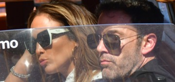 Ben Affleck & Jennifer Lopez just arrived in Venice ahead of his Friday premiere