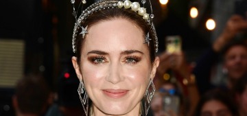 Emily Blunt in Miu Miu for the 2021 Met Gala: is she the Statue of Liberty?