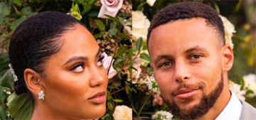Steph & Ayesha Curry renewed their vows in a backyard ceremony after 10 years of marriage