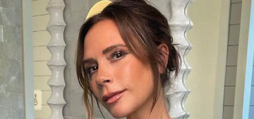 Victoria Beckham’s favorite meal is toast and she orders steamed vegetables while out