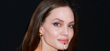 Angelina Jolie wore Balmain & brought her kids to ‘The Eternals’ premiere