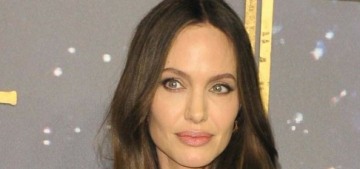 Angelina Jolie wore Valentino to the UK premiere of ‘The Eternals’: cute or meh?