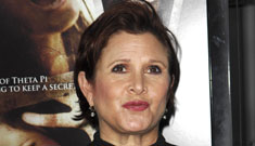 Carrie Fisher jokes about Brangelina, gay icons & mental hospitals