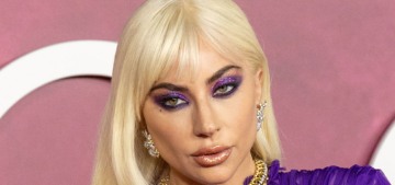 Lady Gaga rocks purple Gucci for the London ‘House of Gucci’ premiere