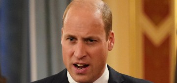 Prince William is currently briefing the press about how he never briefed the press