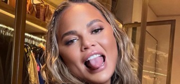 Chrissy Teigen had an ‘eyebrow transplant surgery’ because she’s bored & rich